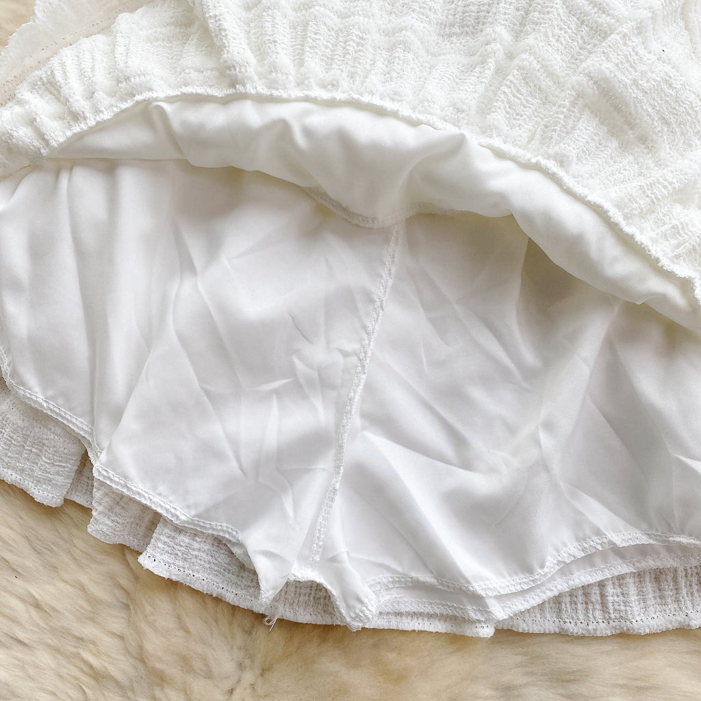 Camisole&Ruffled Skirt Lace 2Pcs