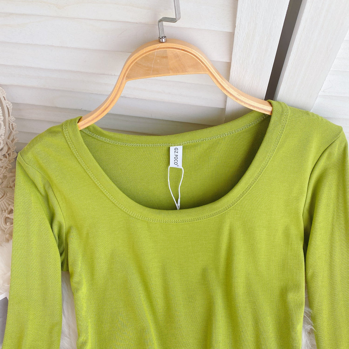 Simple Design Candy Color T-Shirt