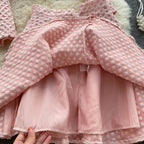 Suit Top&A-line Skirt 2Pcs Set