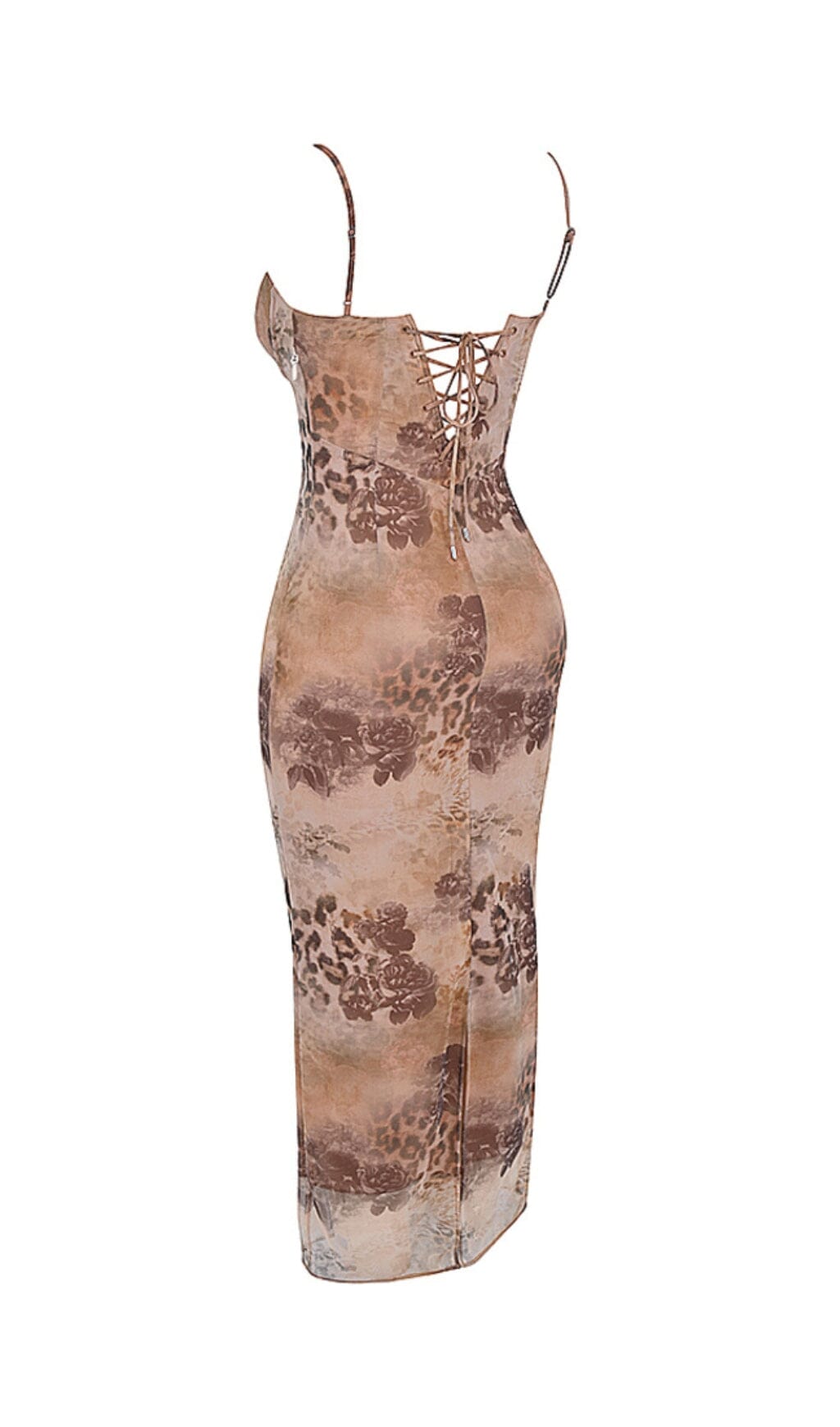 Kinsley Cream Floral Print Maxi Dress