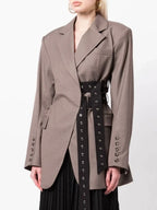 Penelope Belted Waist Blazer