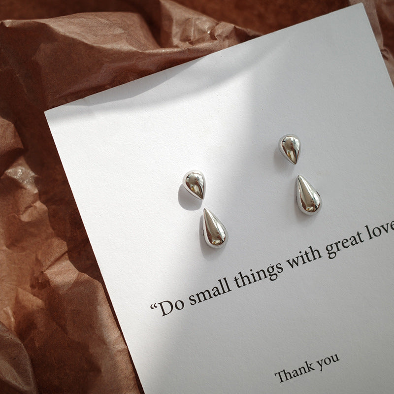 Simple Design Teardrop Earrings
