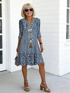 Rosalie | Floral Breeze Midi Dress