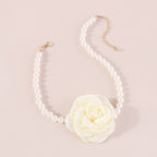 Colorful Camellia Necklace&Earrings&Bracelet