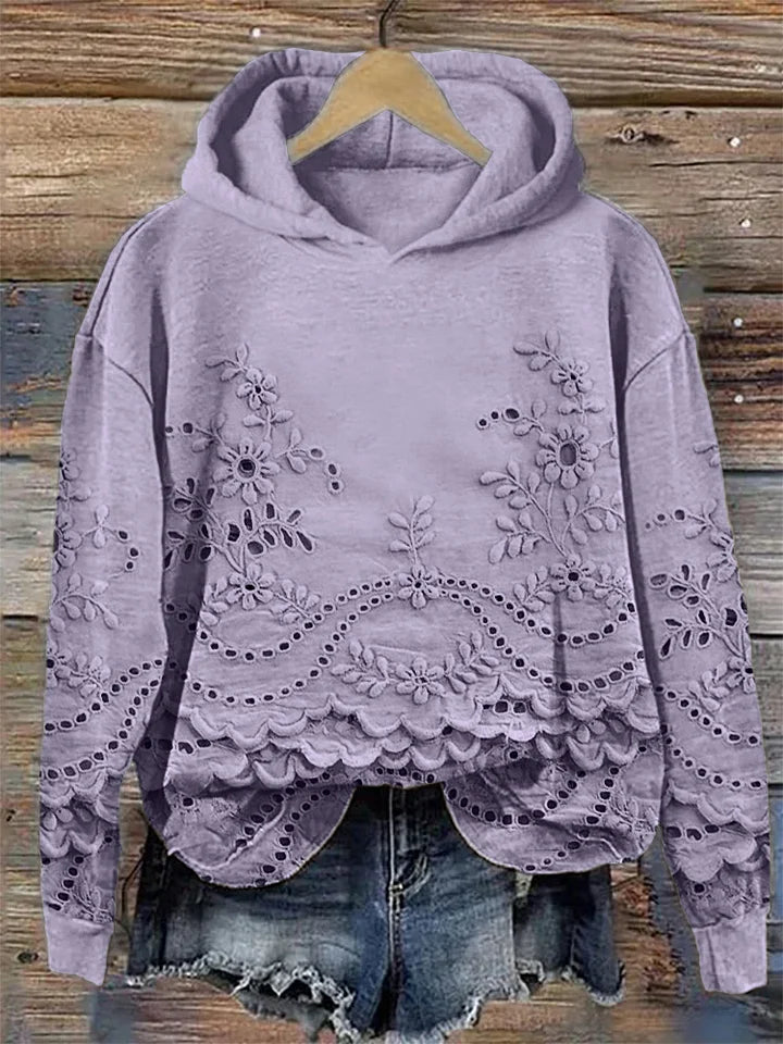Imani | Embroidered Long-Sleeve Hoodie
