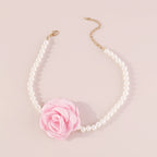 Colorful Camellia Necklace&Earrings&Bracelet