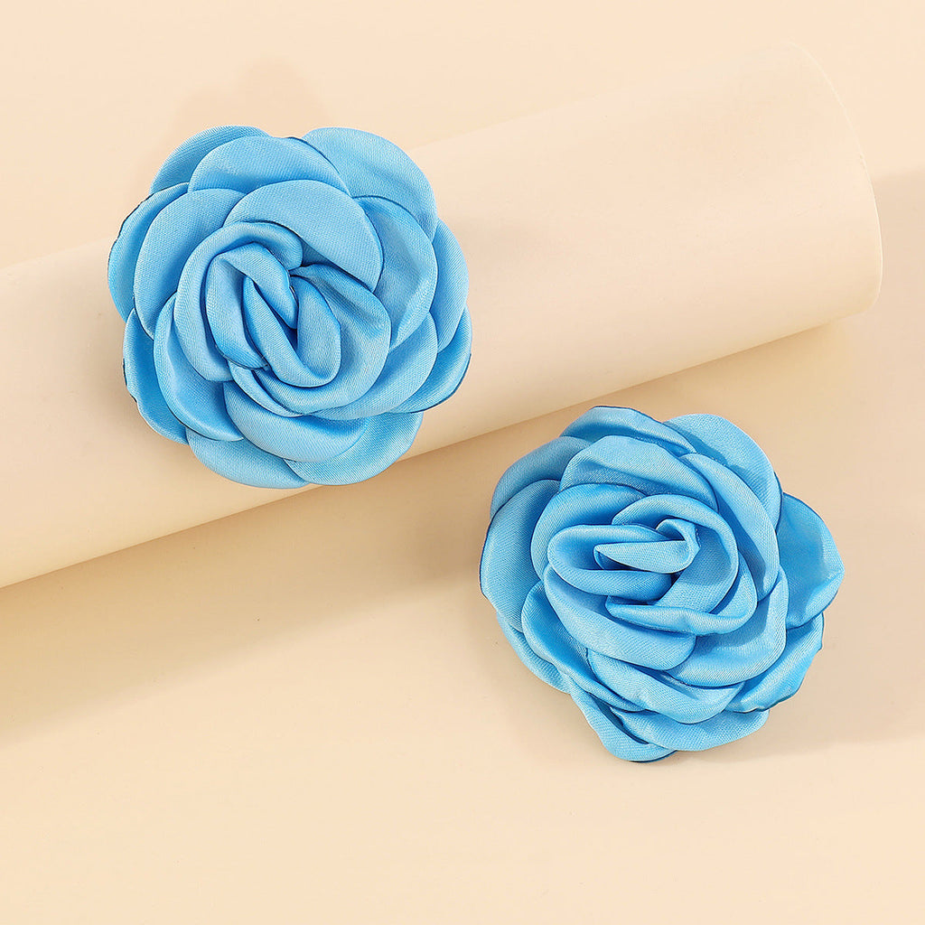 Colorful Camellia Necklace&Earrings&Bracelet