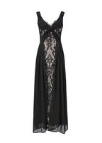 Lodovico Sleeveless Embroidered Maxi Dress