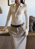 Vexorin Collar Lace Top