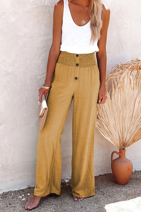 Evelyn | High-Waisted Relaxed Pants
