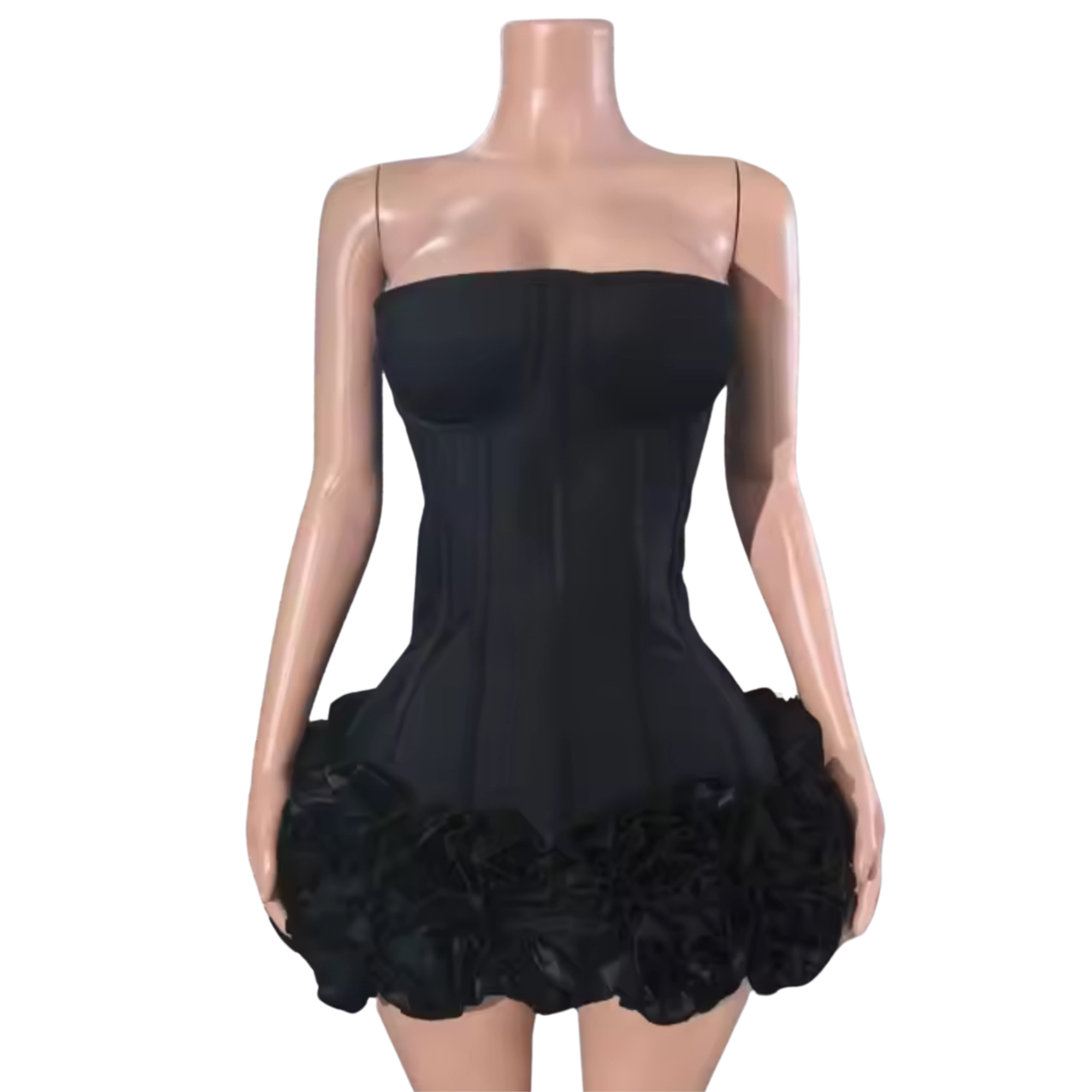 Vivienne - Floral Hem Bandage Dress