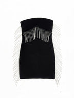 Terlyn Tassel Bandage Mini Dress