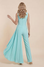 Asymmetric Streamer Design Jumpsuit
