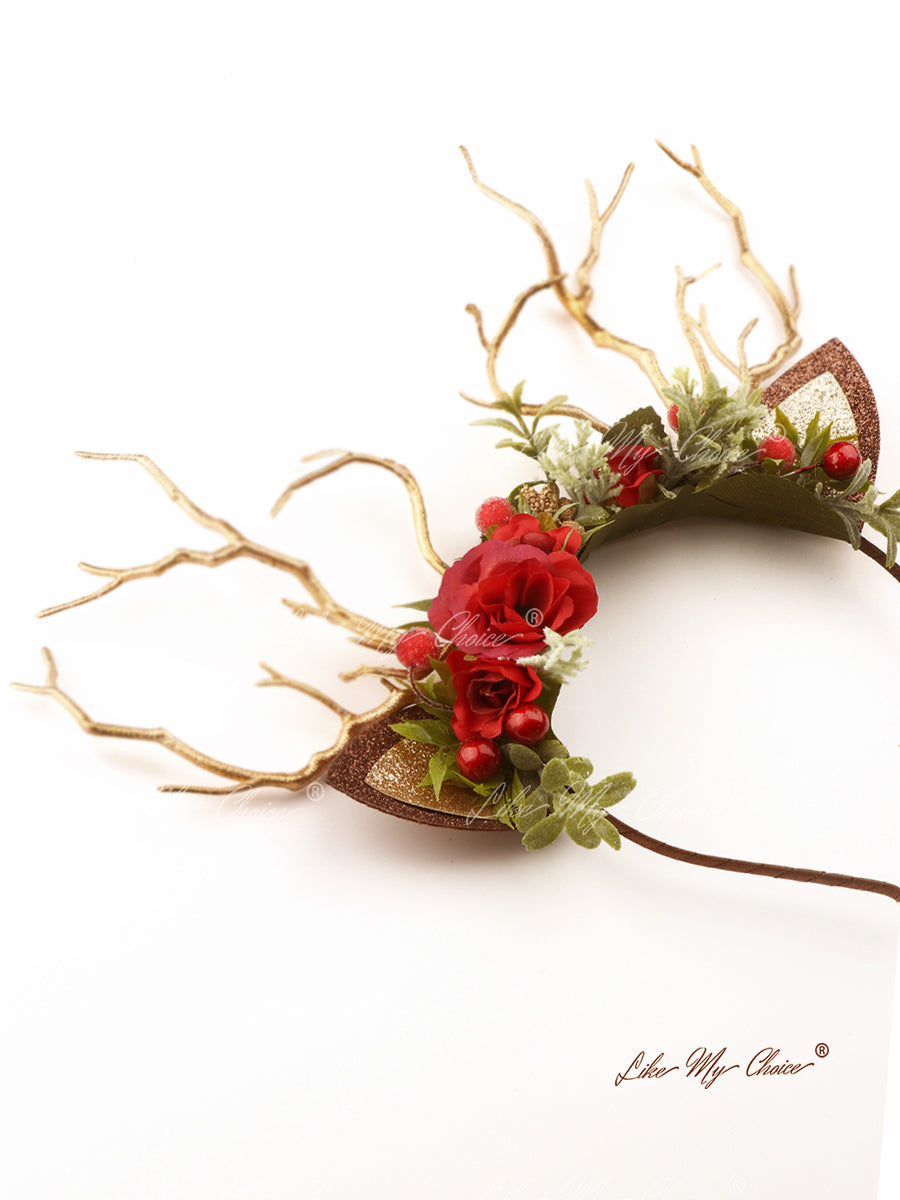 Reindeer Antler Christmas Reindeer Headband | HeyKat®