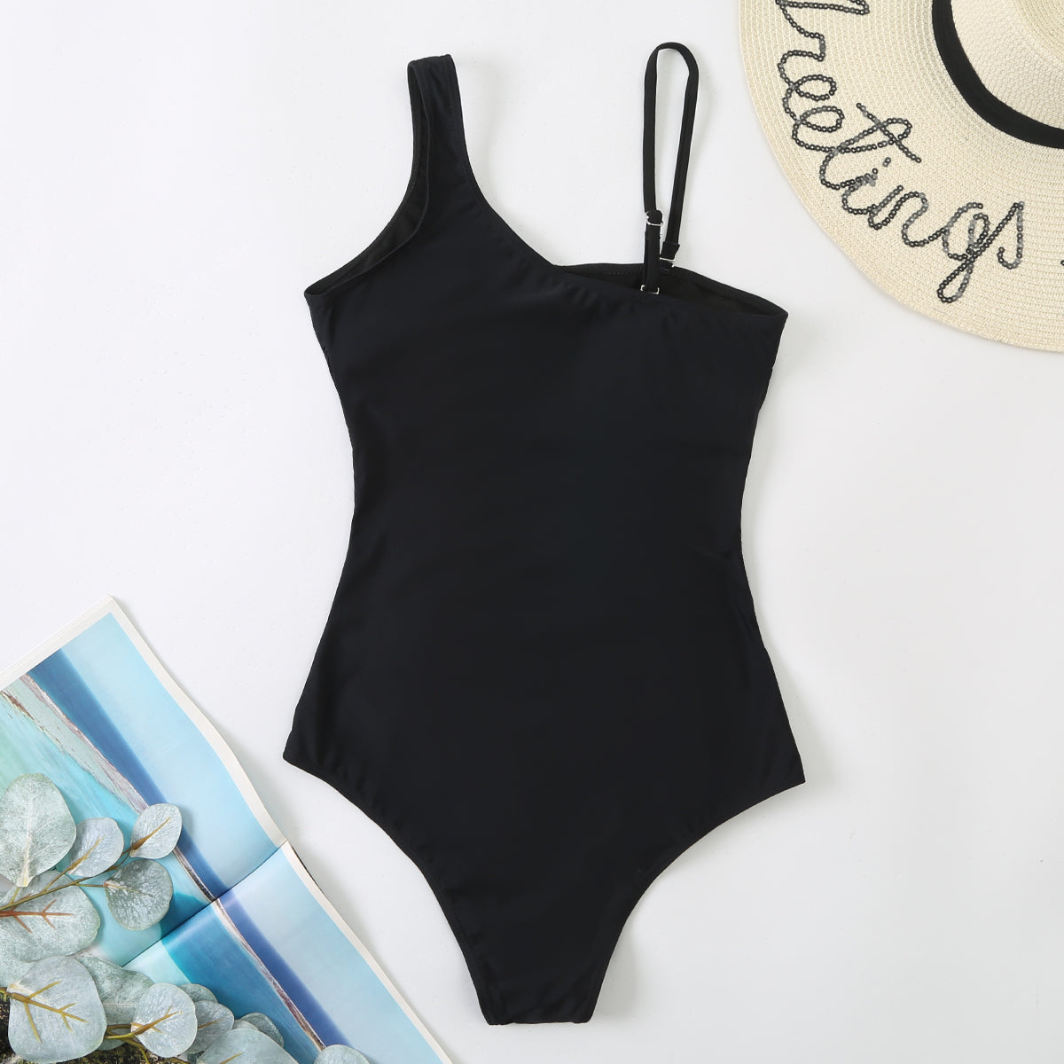 Gauze One-Piece Swimsuit