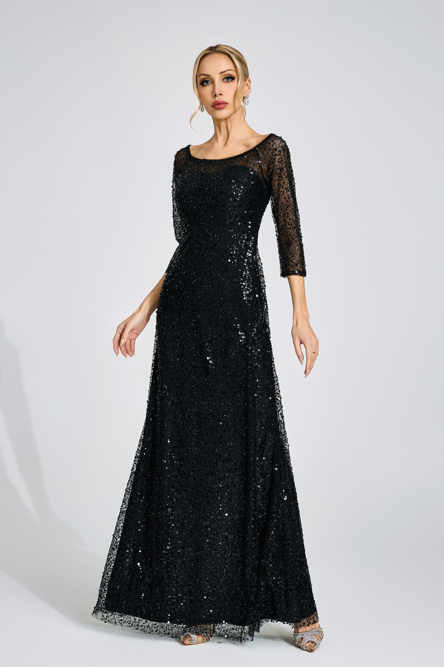 Alderyn Black Diamond Maxi Dress