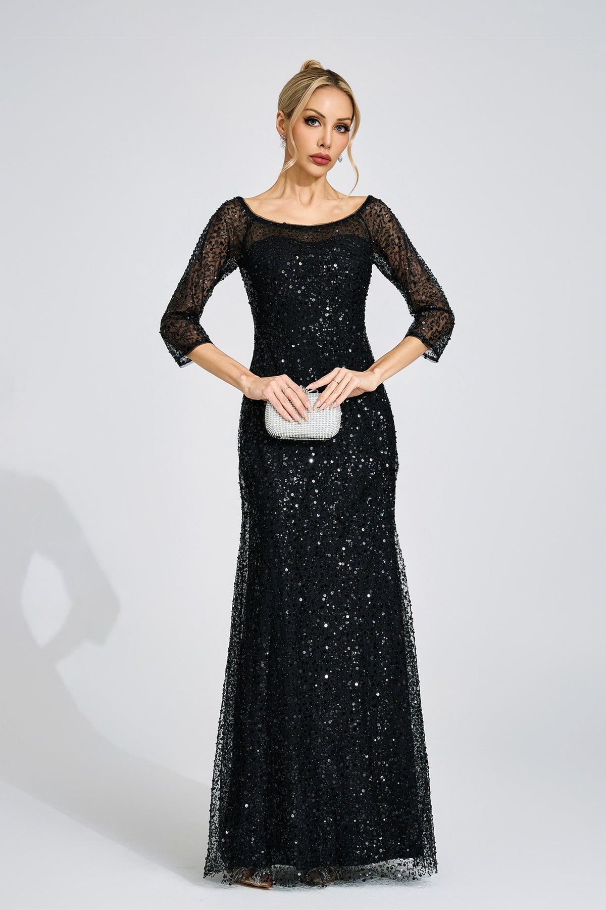 Alderyn Black Diamond Maxi Dress