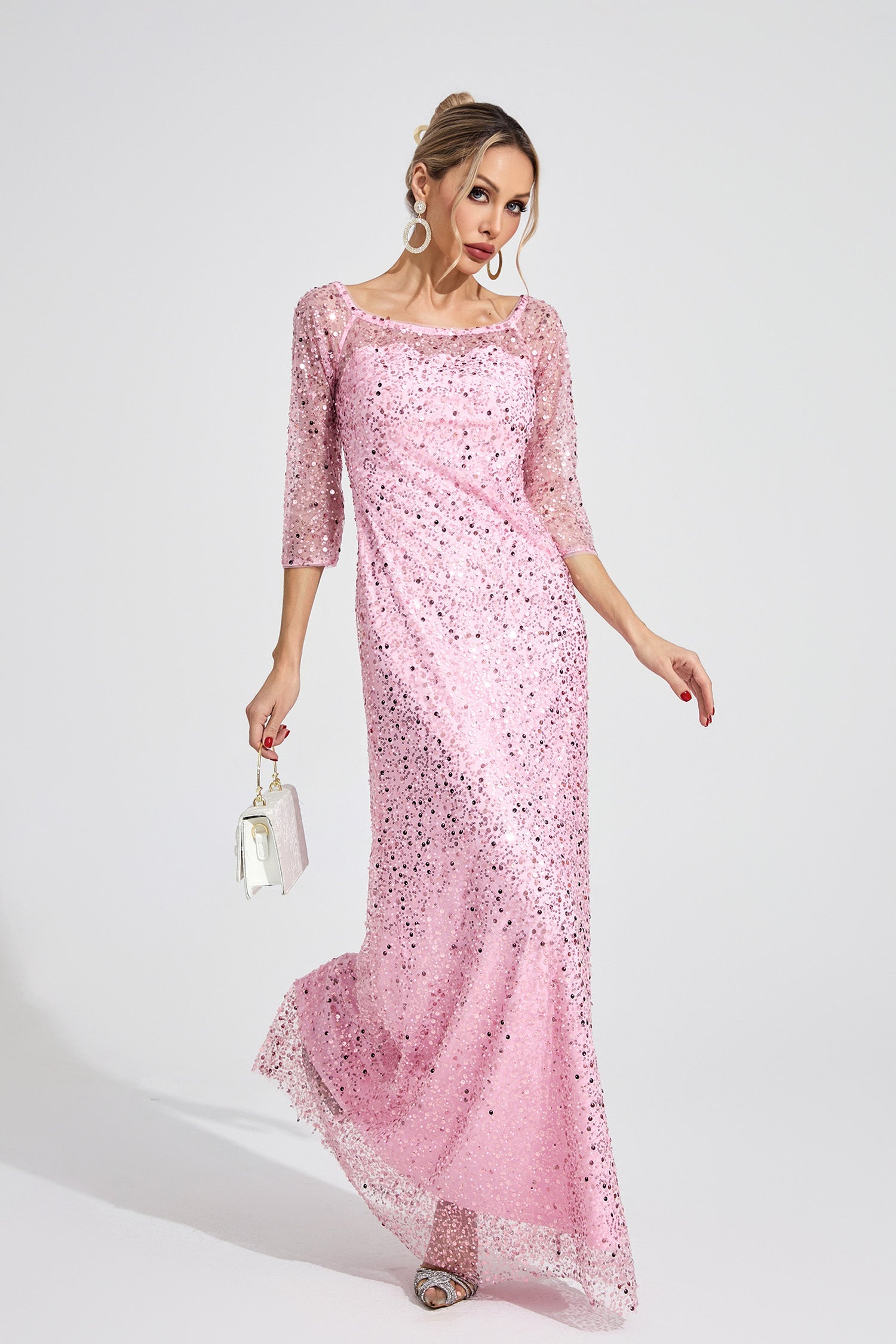 Alderyn Pink Diamond Maxi Dress