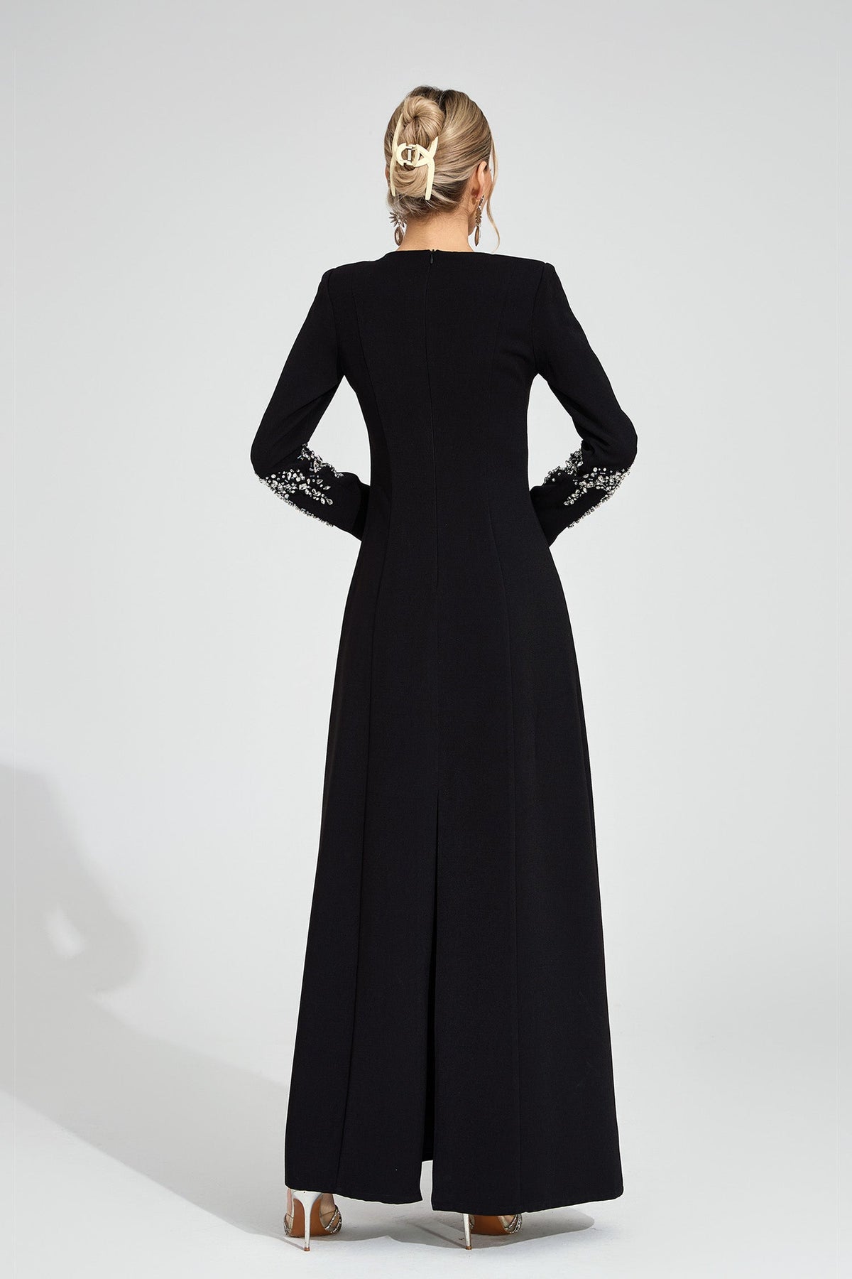 Brithoran Black Diamond Maxi Dress