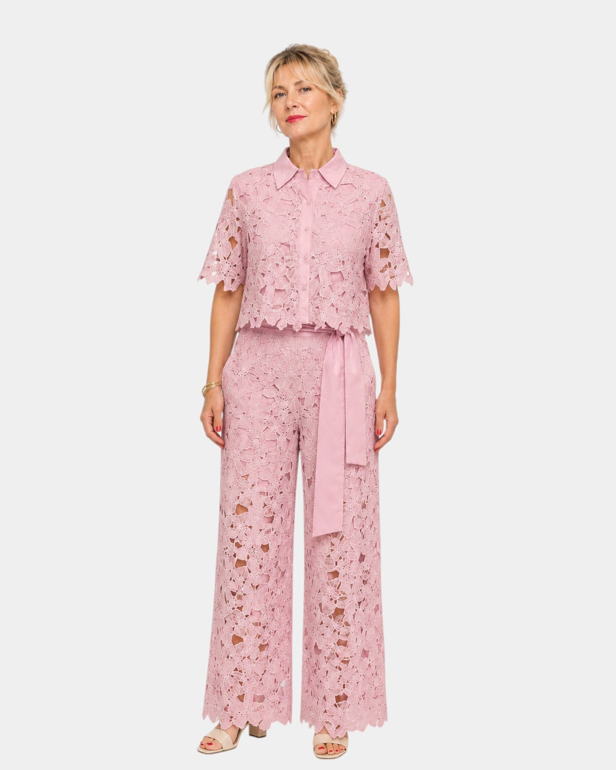 Aélis | Embroidered Lace Set