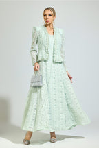 Narevix Green Lace Set