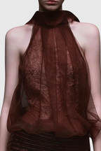 Belvire Lace Top & Mini Skirt Set