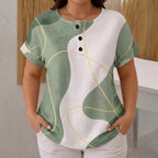 Abigail | Casual Color Block Blouse