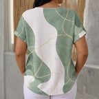 Abigail | Casual Color Block Blouse