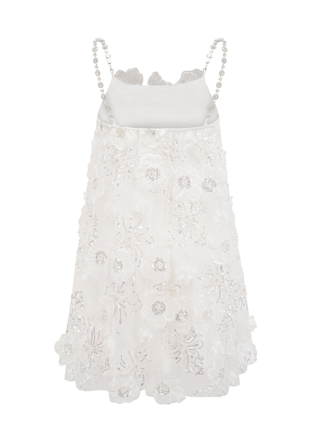 Manon Crystal-Embellished Floral Mini Dress