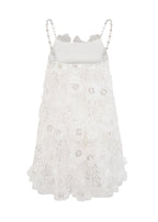 Manon Crystal-Embellished Floral Mini Dress