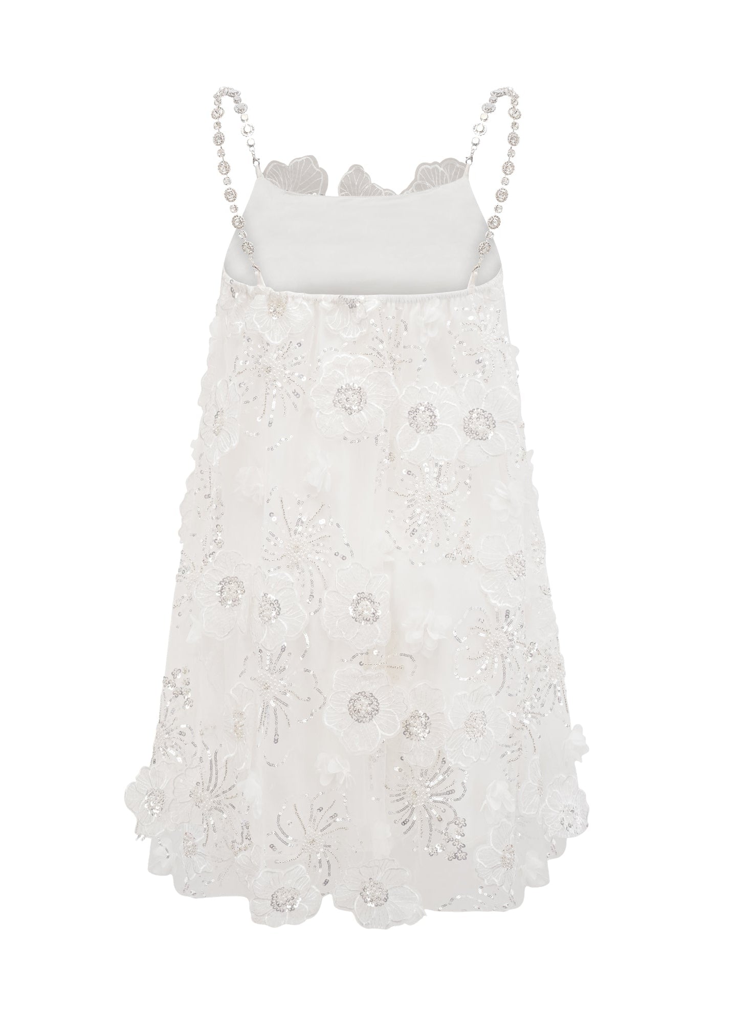 Manon Crystal-Embellished Floral Mini Dress