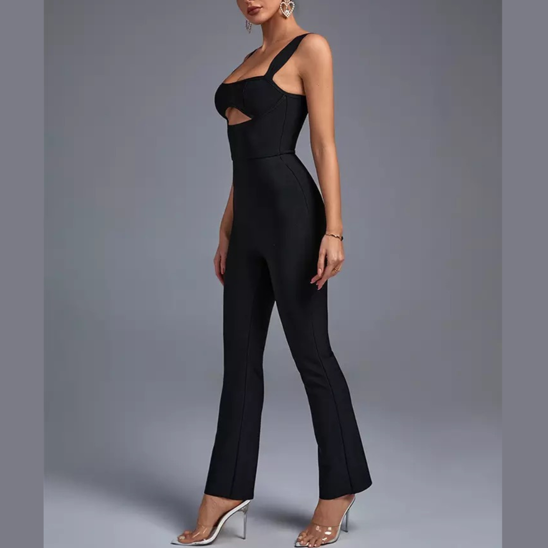 Tori -Cut Out Bandage Jumpsuit