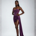 Nyssa - Embellished Corset & Skirt Two-Piece Set