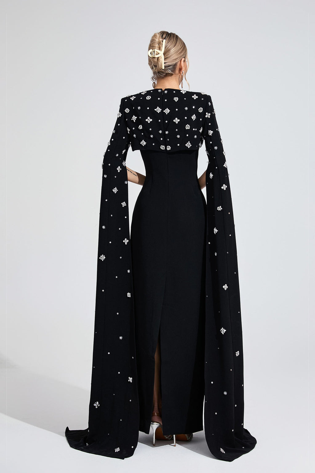 Firdausi Black Diamond Maxi Dress