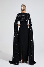 Firdausi Black Diamond Maxi Dress