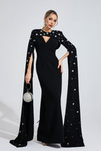 Firdausi Black Diamond Maxi Dress