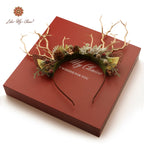 Pine Cone Christmas Reindeer Headband | HeyKat®