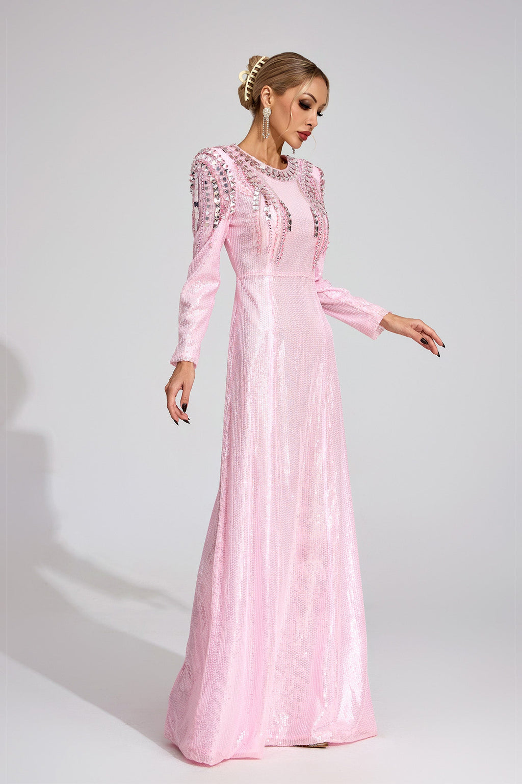 Barbalyn Sequined Maxi Dress