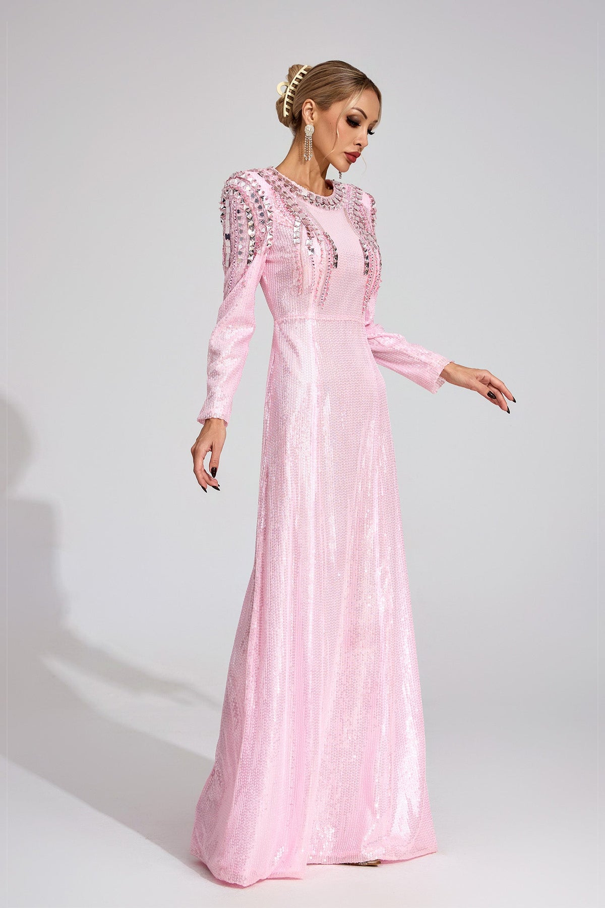 Barbalyn Sequined Maxi Dress