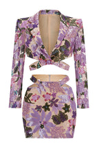 Evalyse Sequin Embroidery Two Piece Set