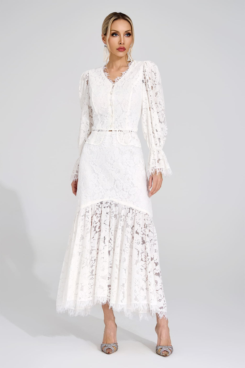 Sylvarex White Lace Set