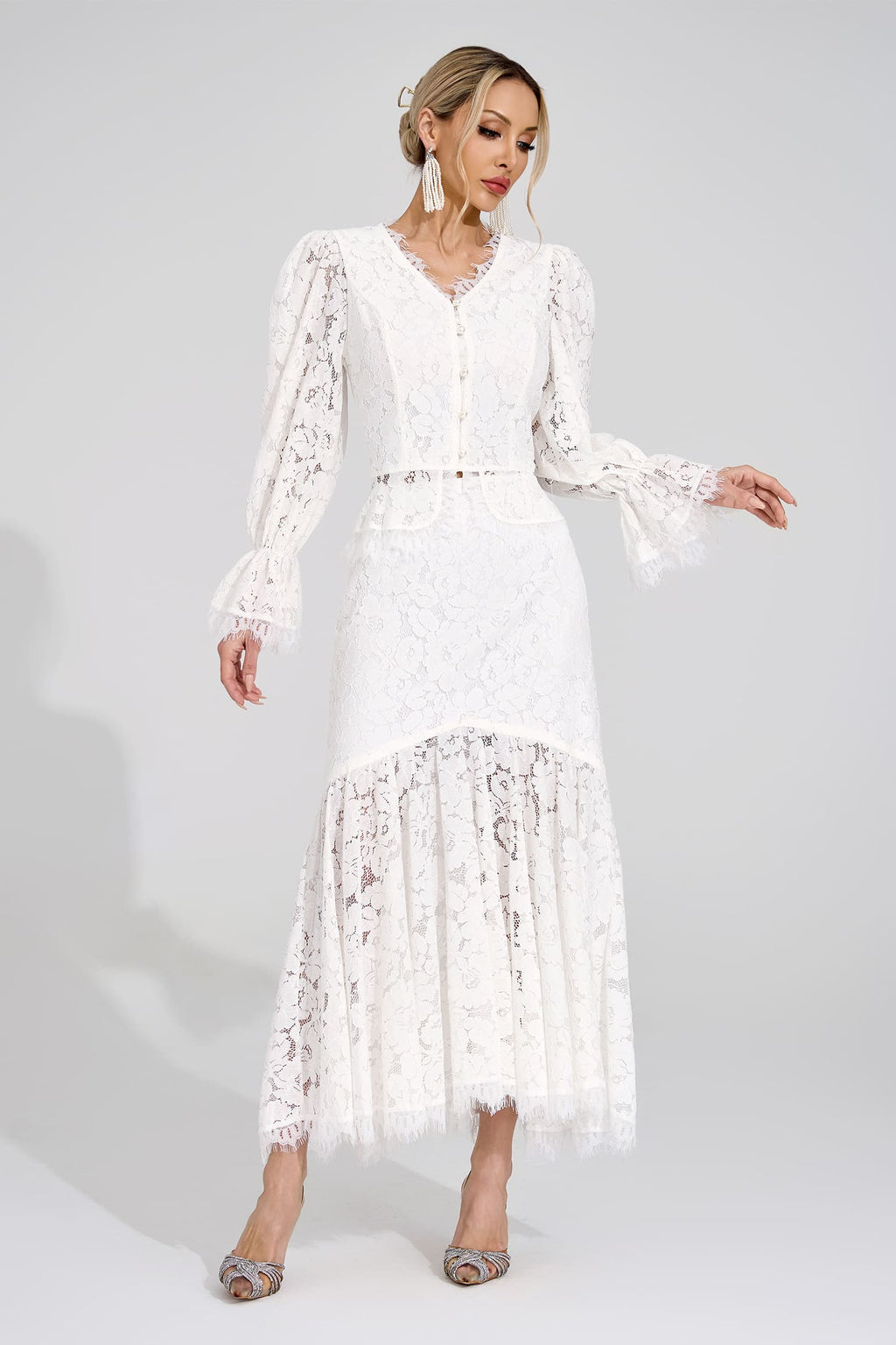 Sylvarex White Lace Set