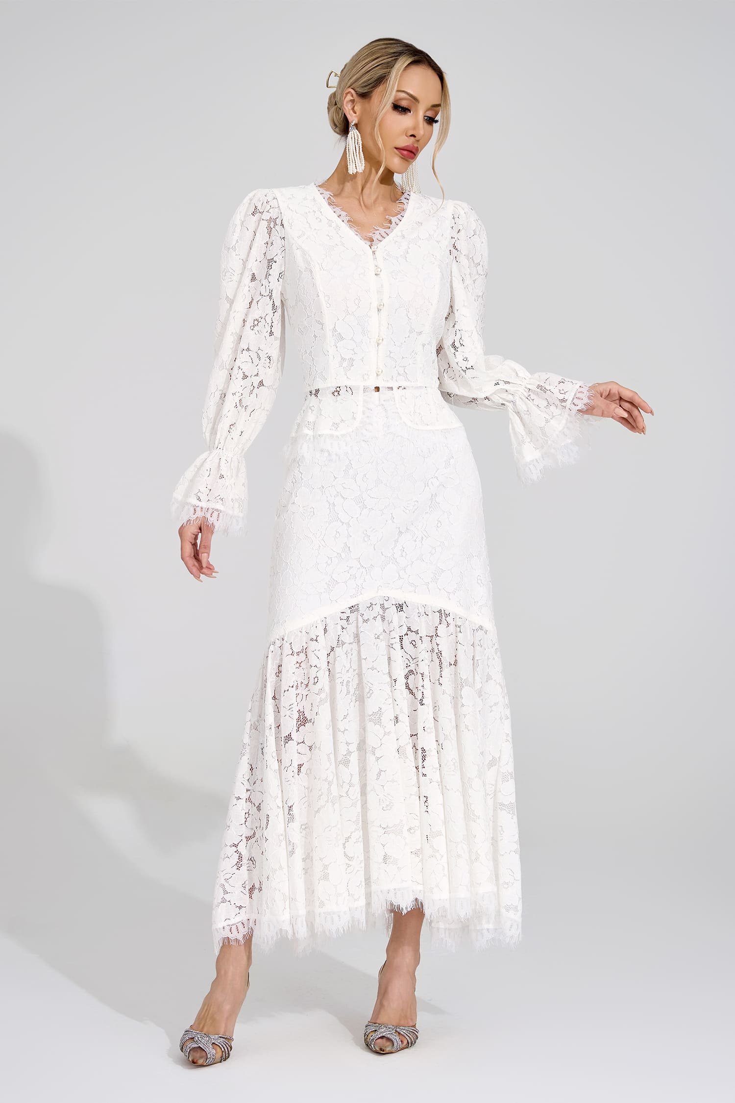 Sylvarex White Lace Set