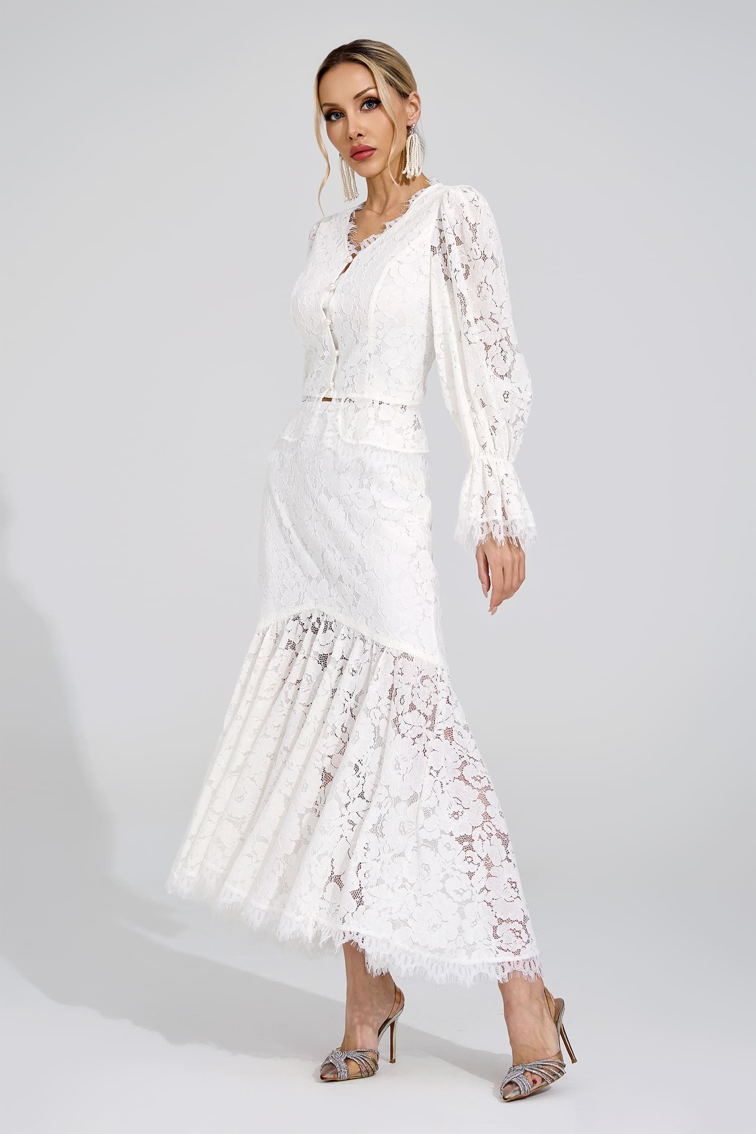 Sylvarex White Lace Set