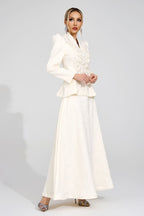 Jarevix Apricot Embroidered Set