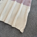 Sweater&Skirt Color-blocking Knitted 2Pcs