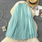 Fairy A-line Puffy Mesh Skirt