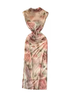 Elegant Bodycon Ethnic Floral Dress