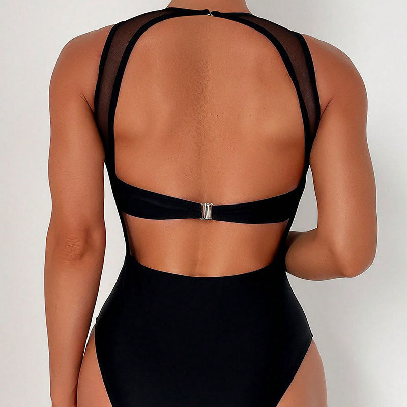 Mesh One-piece Beach Bikini Swimsuit