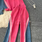 Sweatshirt&Trousers Sportswear Denim 2Pcs